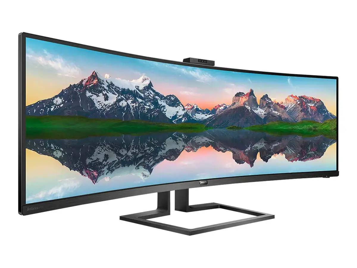 Monitorius Philips P Line 32:9 SuperWide curved LCD display 499P9H/00, 124 cm (48.8"), 5120 x 1440 pixels, UltraWide Dual Quad HD, LCD, 5 ms, Black
