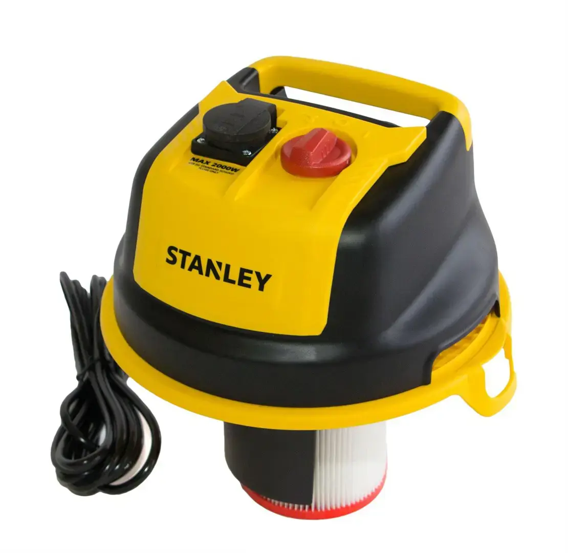 Stanley SXVC20PTE Industrial Vacuum Cleaner Black, Yellow 1200 W