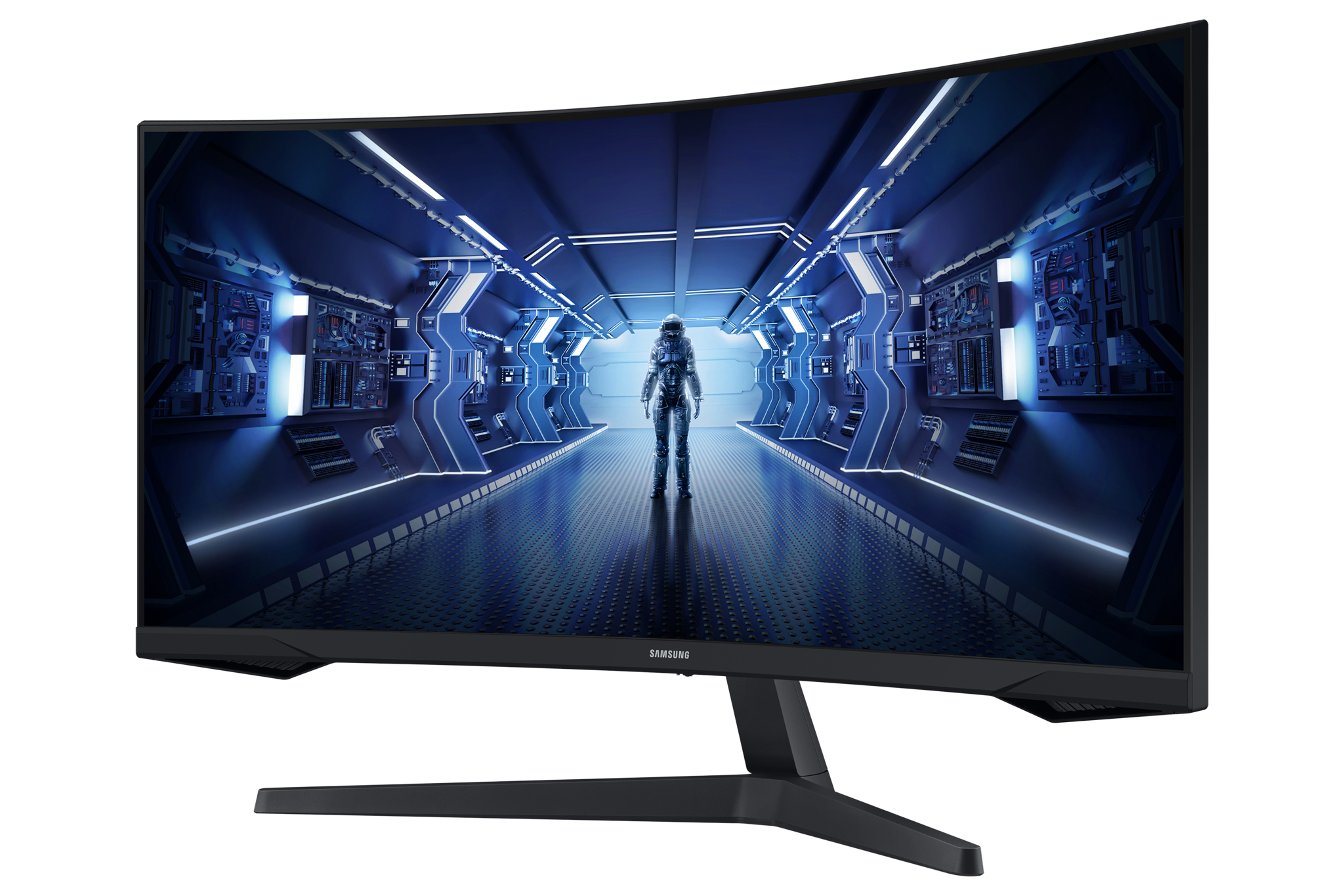 "Samsung Odyssey C34G55TWWP", 86,4 cm (34"), 3440 x 1440 taškų, "UltraWide Dual Quad HD", LED, 1 ms, juoda