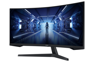 "Samsung Odyssey C34G55TWWP", 86,4 cm (34"), 3440 x 1440 taškų, "UltraWide Dual Quad HD", LED, 1 ms, juoda