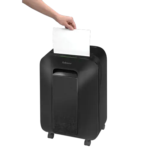 "Fellowes Powershred LX200", 4 x 12 mm, 22 l, jutiklinis, 4 ratukai, 2000 mm/min, 12 lapų