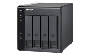 QNAP TR-004, HDD/SSD korpusas, 2,5/3,5", "Serial ATA II", 3 Gb/s, karšto keitimo, juodas