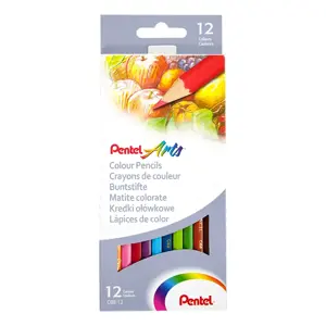 Pieštukai spalvoti PENTEL ARTS CB8 12 spalvų