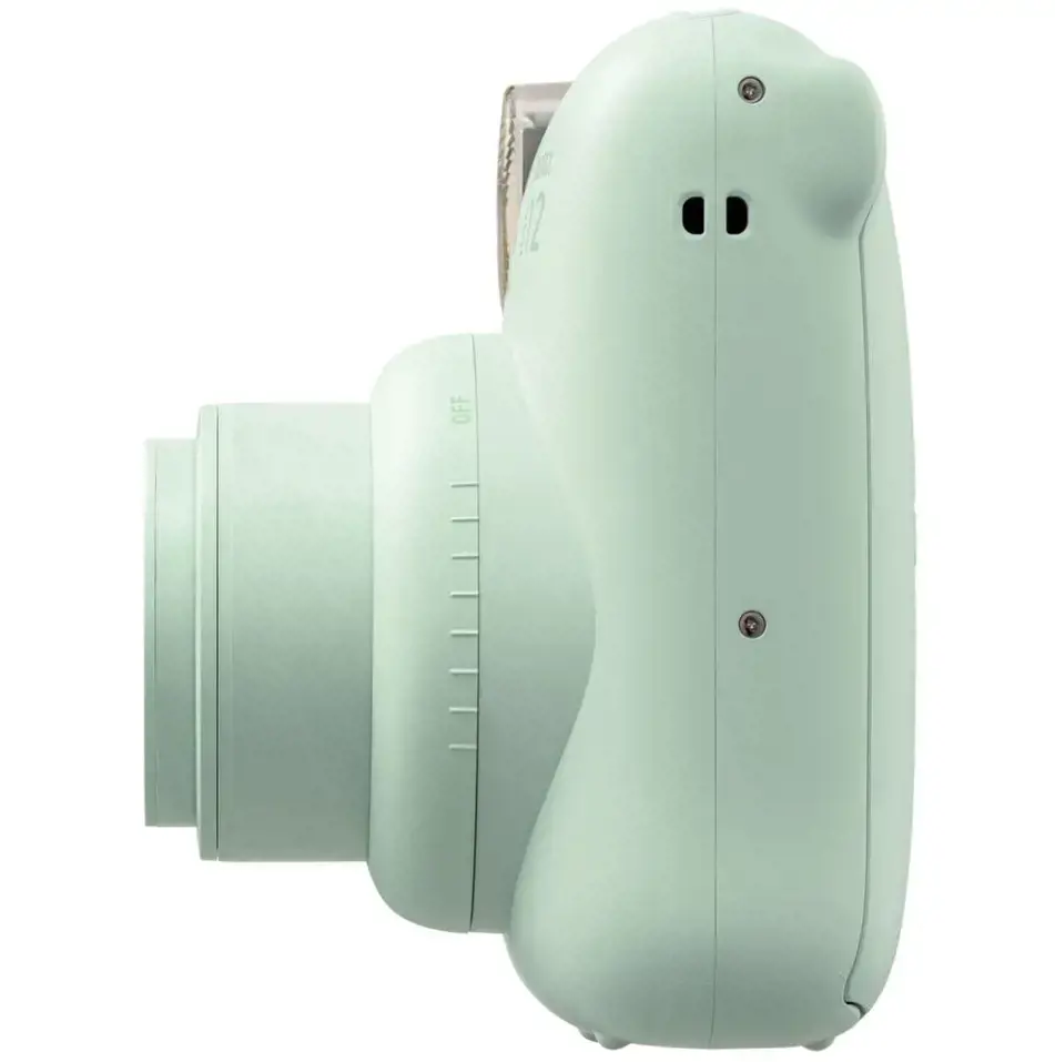 Fujifilm Instax mini 12 camera Mint Green + Instax Mini Glossy (10pl) + dėklas