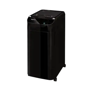 Fellowes AutoMax 350C, Cross shredding, 23 cm, 4 x 38 mm, 68 L, Buttons, Touch, 4 wheel(s)