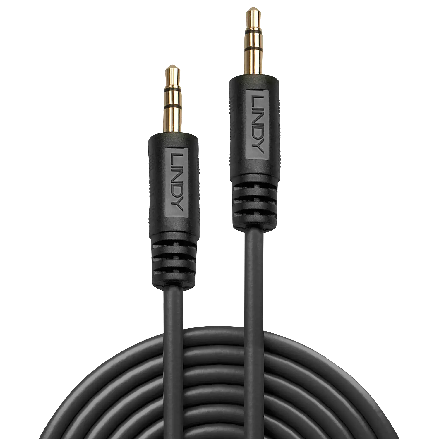 "Lindy" 5 m "Premium Audio" 3,5 mm lizdo kabelis, 3,5 mm, vyriškas, 3,5 mm, vyriškas, 5 m, juodas