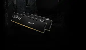 KINGSTON 64GB 5600MT/s DDR5 CL36 DIMM atmintinių rinkinys iš 2 FURY Beast Black EXPO