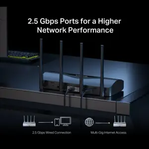 Mercusys BE3600 Dual Band Wi-Fi 7 Maršrutizatorius