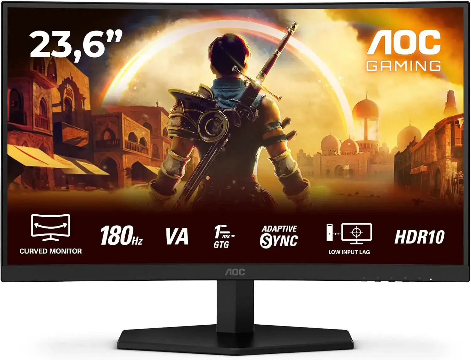 AOC G4 C24G42E computer monitor 59.9 cm (23.6") 1920 x 1080 pixels Full HD LED Black, Red