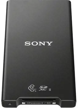 "Sony MRW-G2", CFexpress, juoda, maitinimo, USB 3.2 Gen 1 (3.1 Gen 1), A tipo / C tipo, 5 - 40 °C, 55 mm