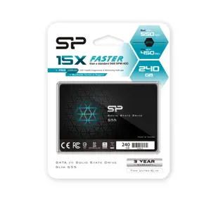 SSD diskas SILICON POWER Slim S55 240 GB, 2.5", Serial ATA III