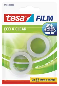 Ekologiškalipni juostelėb TESA Film, 15mm x 10m, 2vnt.
