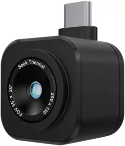 Seek Thermal CW-DBAX thermal imaging camera Black 200 x 150 pixels