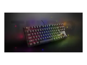 Genesis | THOR 303 | Mechanical Gaming Keyboard | Wired | US | Outemu Peach Silent | Black