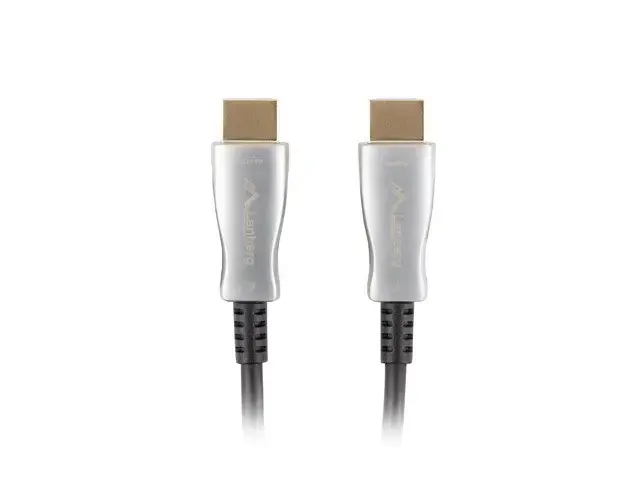 LANBERG HDMI v2.0 M/M kabelis 80 m optinis AOC juodas