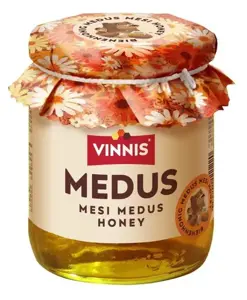 Medus VINNIS, įvairių žiedų, 0,3 kg