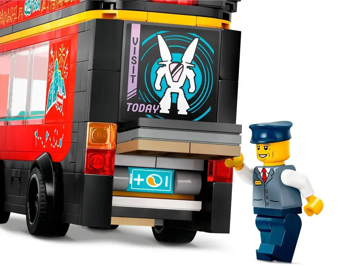 LEGO CITY 60407 Red Double-Decker Sightseeing Bus