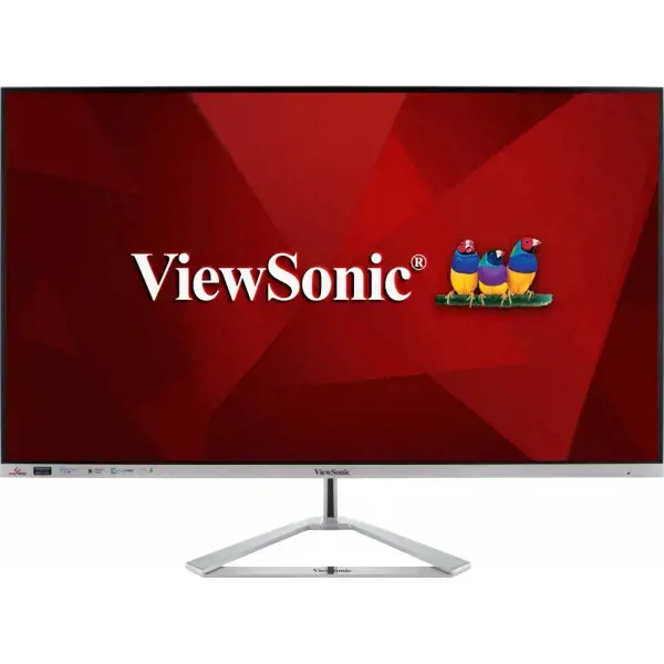 Monitorius Viewsonic VX Series VX3276-2K-mhd-2, 81.3 cm (32"), 2560 x 1440 pixels, Quad HD, LED, 4 ms, Silver