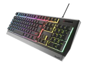 NATEC GENESIS žaidimų klaviatūra Rhod 300 RGB JAV išdėstymas