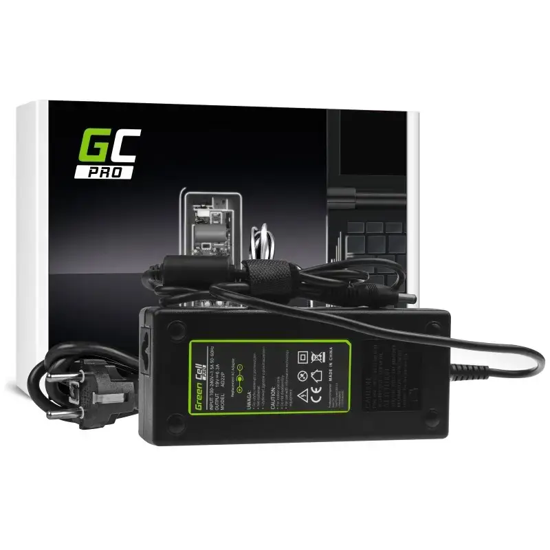 GREENCELL AD22P maitinimo šaltinio įkroviklis Green Cell PRO 19V 6.3A 120W, skirtas Asus G56 G60 K73 K73S K73S K73S