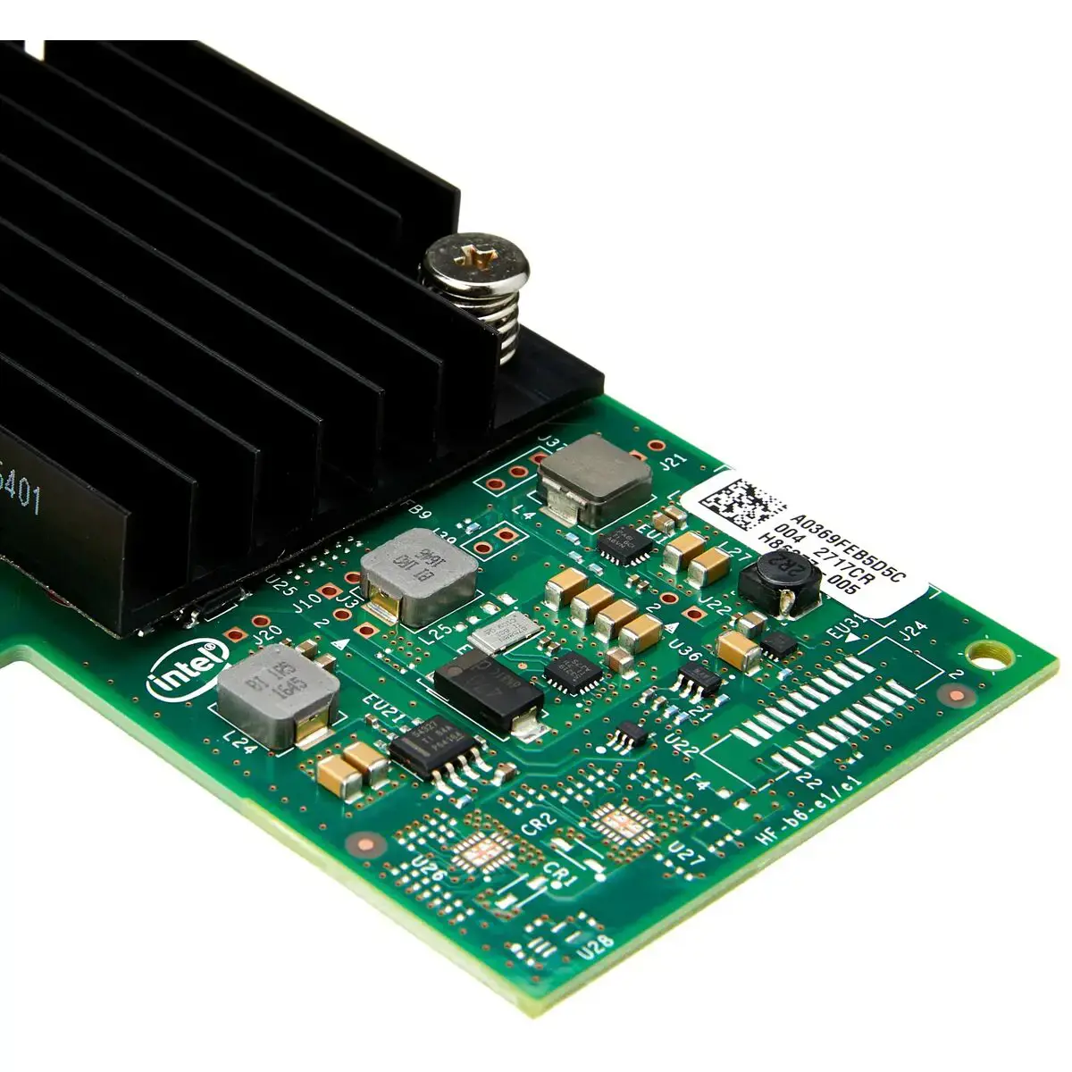 "Intel X550T2", vidinis, laidinis, "PCI Express", Ethernet, 10000 Mbps, žalias, sidabrinis