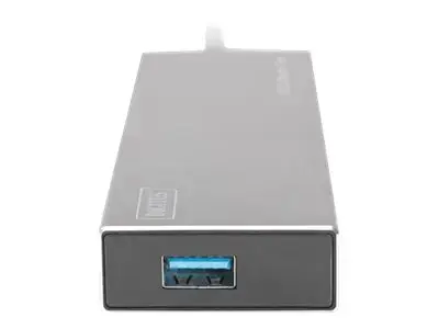 DIGITUS USB 3.0 šakotuvas su 7 prievadais ir 5 V / 3,5 A maitinimo šaltiniu aliuminio korpusas
