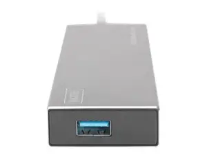DIGITUS USB 3.0 šakotuvas su 7 prievadais ir 5 V / 3,5 A maitinimo šaltiniu aliuminio korpusas
