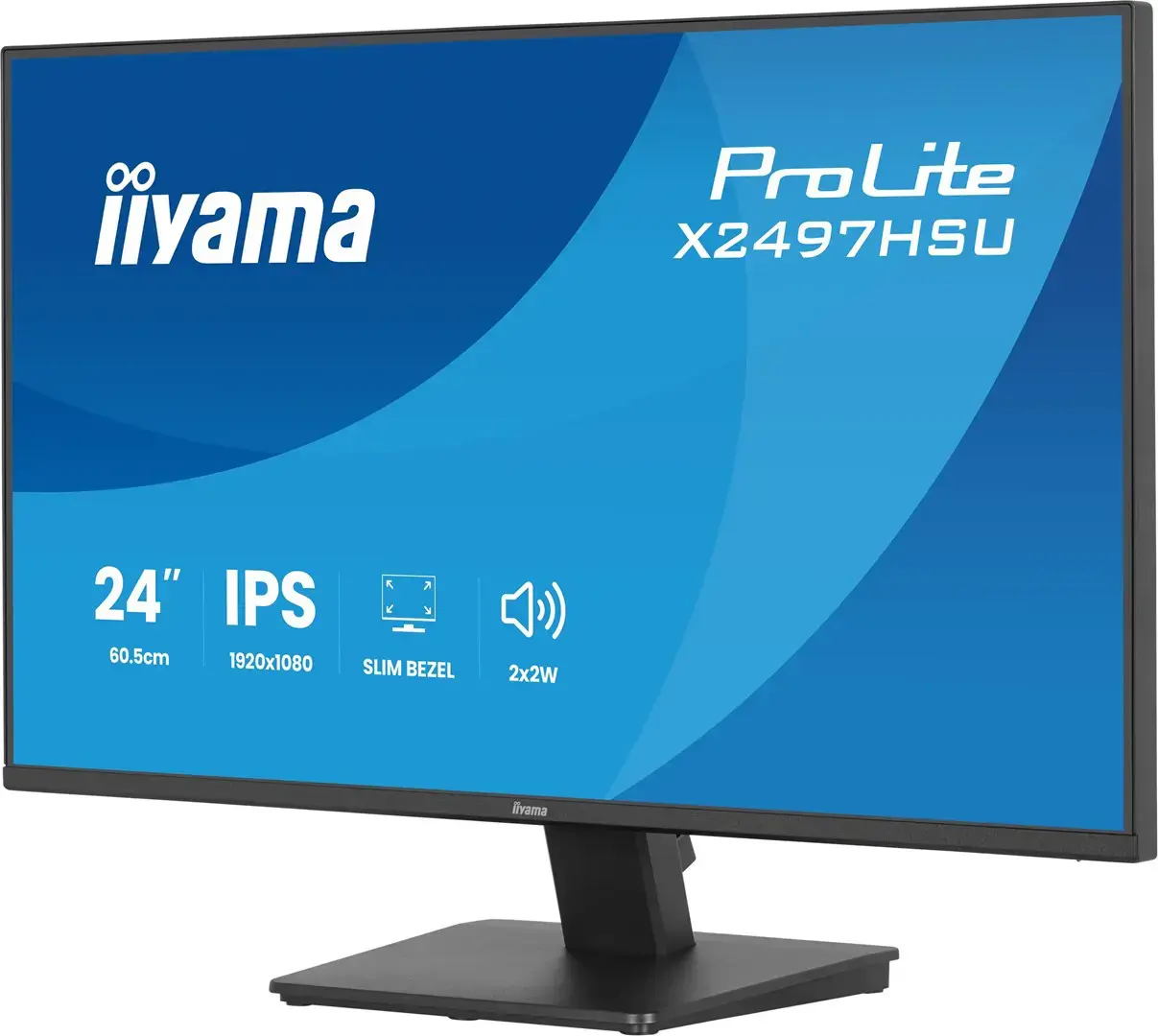 iiyama ProLite X2497HSU-B1 computer monitor 60.5 cm (23.8") 1920 x 1080 pixels Full HD LED Black