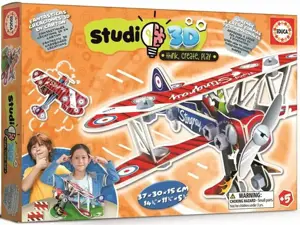 Lėktuvo modelis Educa Studio 3D 56 dalių (37 x 30 x 15 cm)