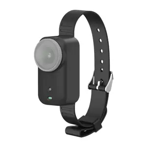 Silicone band / Pet collar Puluz for DJI Osmo Nano (Black)