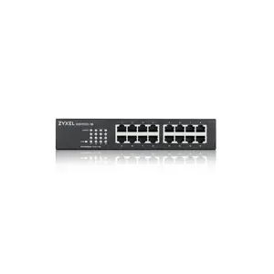 Zyxel GS1100-16, nevaldomas, Gigabit Ethernet (10/100/1000), montuojamas į stovą, montuojamas ant sienos