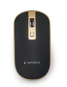 GEMBIRD MUSW-4B-06-BG Belaidė optinė pelė juoda-sidabrinė