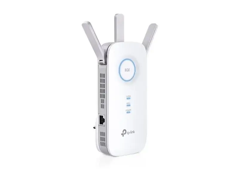 "TP-Link AC1900 Wi-Fi" diapazono ilgintuvas, tinklo siųstuvas, 1900 Mbit/s, 10,100,1000 Mbit/s, išorinis, 23 dBm, 10/100/1000Base-T(X)
