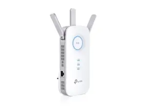 "TP-Link AC1900 Wi-Fi" diapazono ilgintuvas, tinklo siųstuvas, 1900 Mbit/s, 10,100,1000 Mbit/s, išorinis, 23 dBm, 10/100/1000Base-T(X)