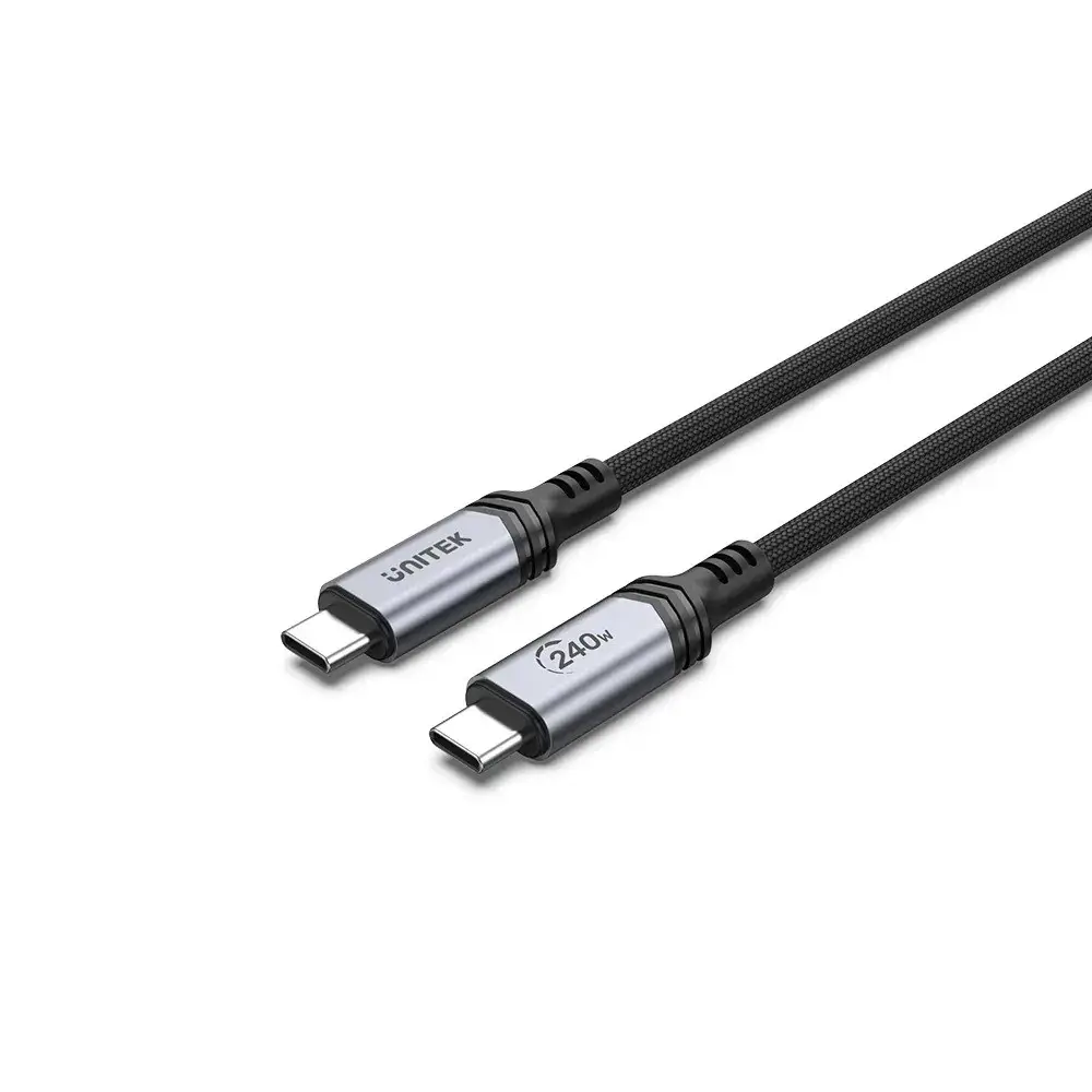 UNITEK USB-C 3.1 ĮKROVIMO KABELIS, PD 240W, 2 M