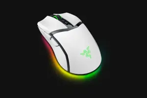 Razer Cobra Pro Belaidė žaidimų pelė RF Wireless + Bluetooth + USB-C, 30000 DPI, Balta