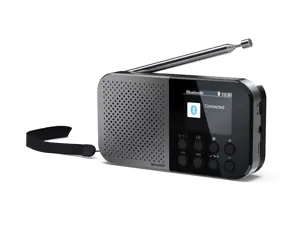 Sharp DR-P520(GY) OSAKA Pocket/Handheld Portable Digital Radio, Grey | Sharp