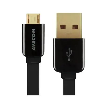 AVACOM DATOVY A NABIJECI MIC-120K MICRO USB - USB 2.0, 120CM, BLACK