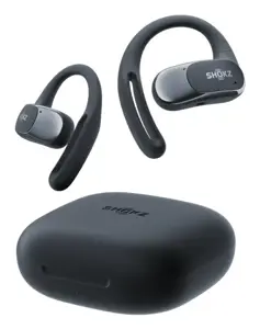 SHOKZ OpenFit Air, Wireless, 50 - 16000 Hz, Calls/Music/Sport/Everyday, Headset, Black