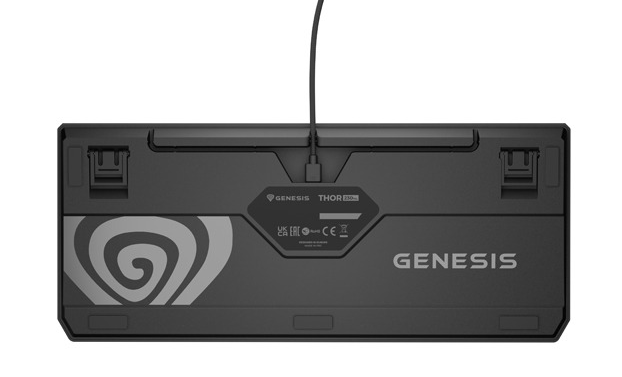 Genesis THOR 230 | Mechanical Gaming Keyboard | Wired | US | Anchor Gray Negative | USB Type-A | Outemu Red