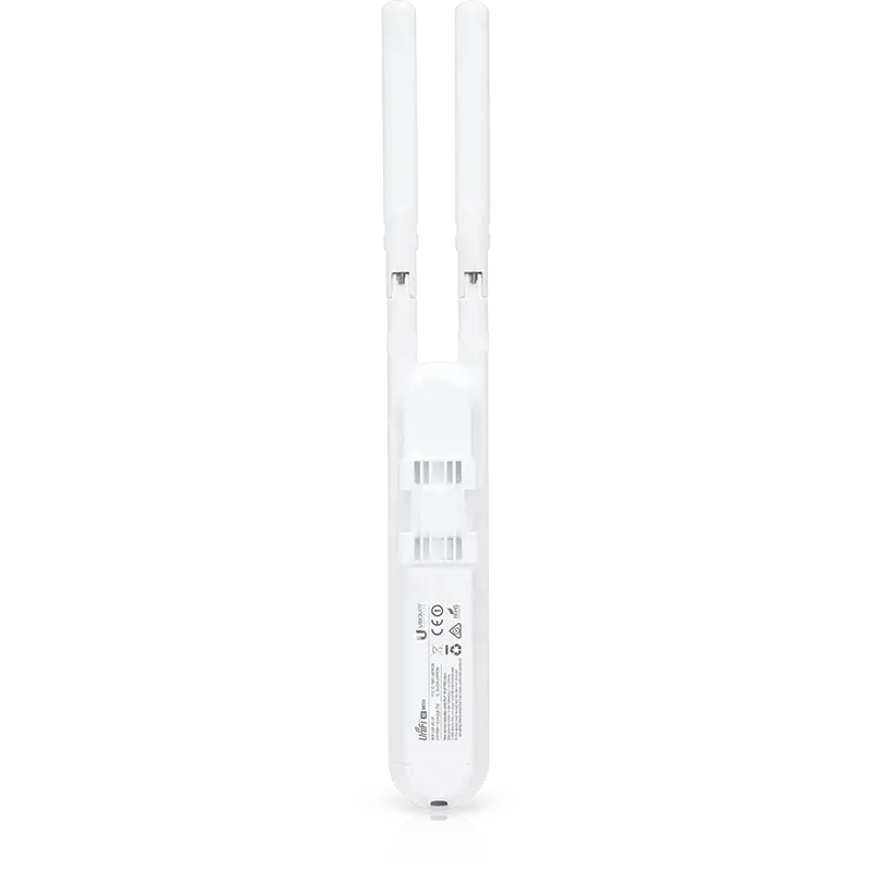 "Ubiquiti UniFi Indoor/Outdoor AP", kintamosios srovės tinklelis, 2x2 MIMO, 300 Mbps (2,4 GHz), 867 Mbps (5 GHz), pasyvusis PoE, 24 V, 2 išorinės dviejų juostų Omni antenos, sieninis/polinis/ greito tvirtinimo rinkinys, 250+ klientų vienu metu, ES