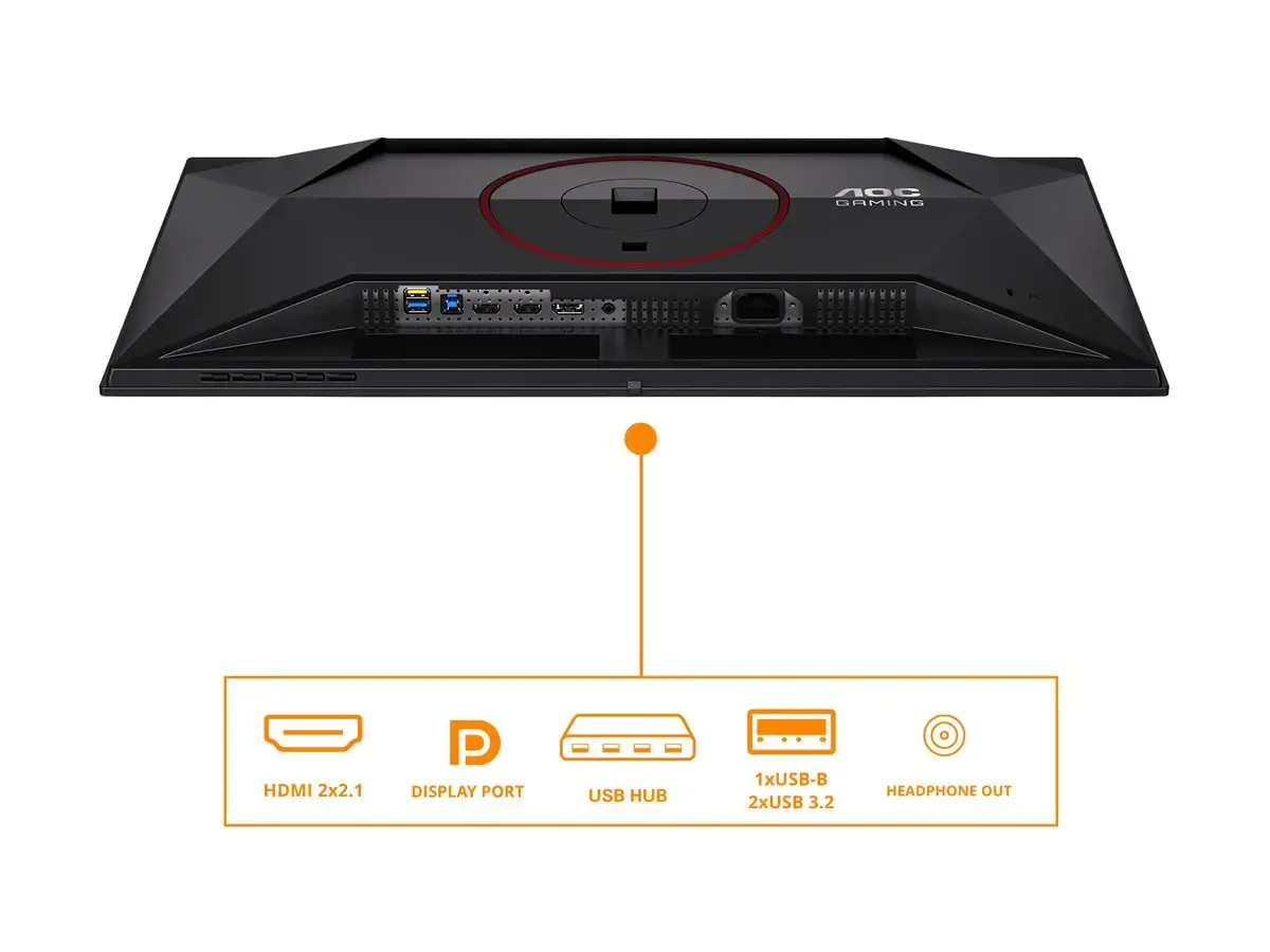 AOC Q27G4SDR | 27 " | QD-OLED | QHD | 16:9 | 360 Hz | 0.03 ms | 2560 x 1440 pixels | 1000 cd/m² | HDMI ports quantity 2 | Black