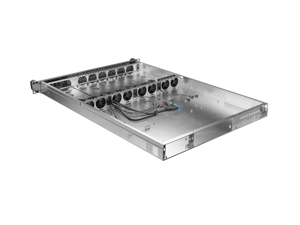 Lanberg Rackmount server chassis E-ATX 650/12 19"/1U | SC01-6501-12B | Black