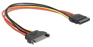 GEMBIRD CC-SATAMF-01 Gembird ilginamasis maitinimo kabelis SATA 15pin (M/F) 30 cm