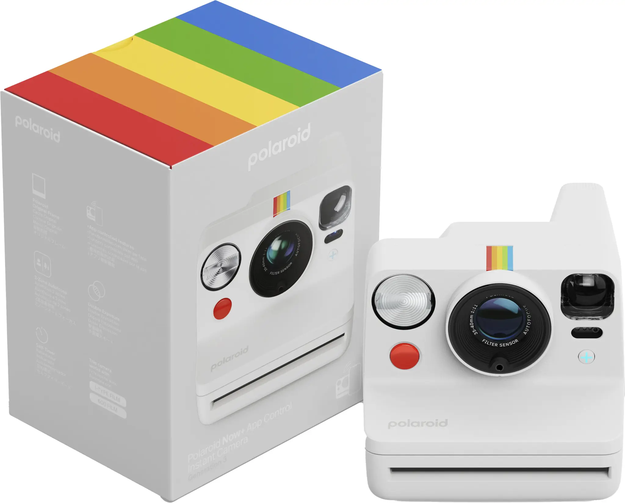 Polaroid Now+ Gen 3, white