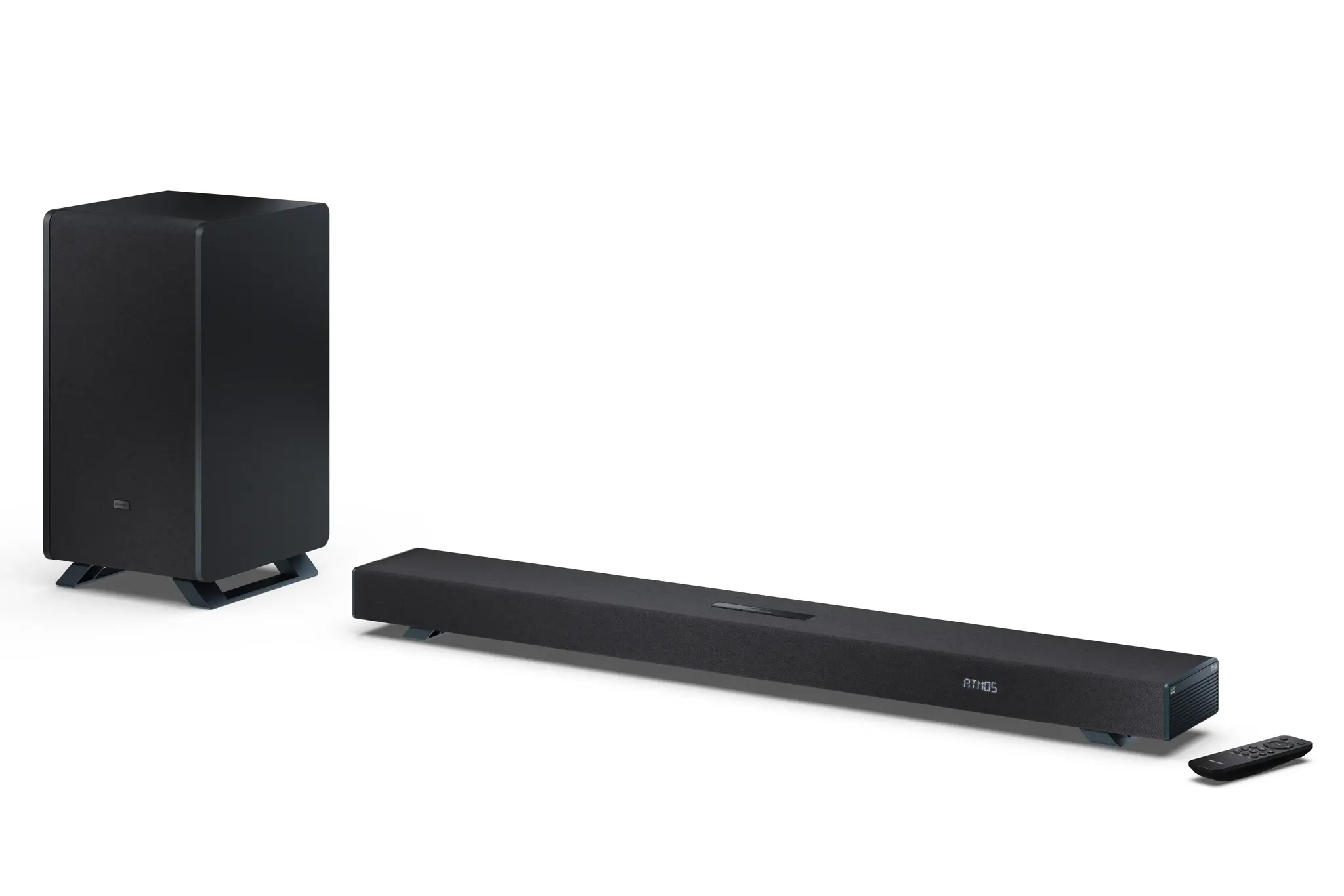 Sharp | 3.1.2 Dolby Atmos/DTS:X Soundbar with Wireless Subwoofer | HT-SBW53121(BK) | Bluetooth
