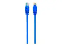 GEMBIRD PP12-0.25M/B Gembird sujungimo kabelis RJ45, cat.5e, UTP, 0,25 m, mėlynos spalvos