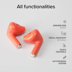 SBS wireless earbuds Go Pods TWS, red