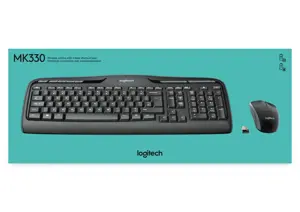 LOGITECH belaidis kombainas MK330 - JAV tarptautinis - 2,4 GHz - NSEA - CR
