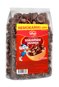 Sausi pusryčiai "OHO!" Kakaviniai javainiai, 500g